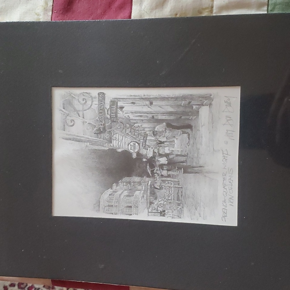 Don Davey signed French Quarter Nights New Orleans 1987